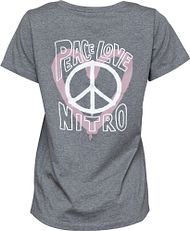 NITRO PEACE-LOVE-NITRO TEE 23 HEATHER GRAPHITE