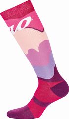 NITRO CLOUD GIRL 3 SOCKS WINE-BLUE-PINK 23&24