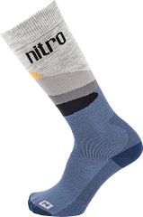 NITRO CLOUD 3 WOMEN'S SOCKS 24 BLUE - GREY